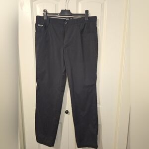 HOLLAS Pants Men's Golf Activewear Pants Black Sz 38x 33L